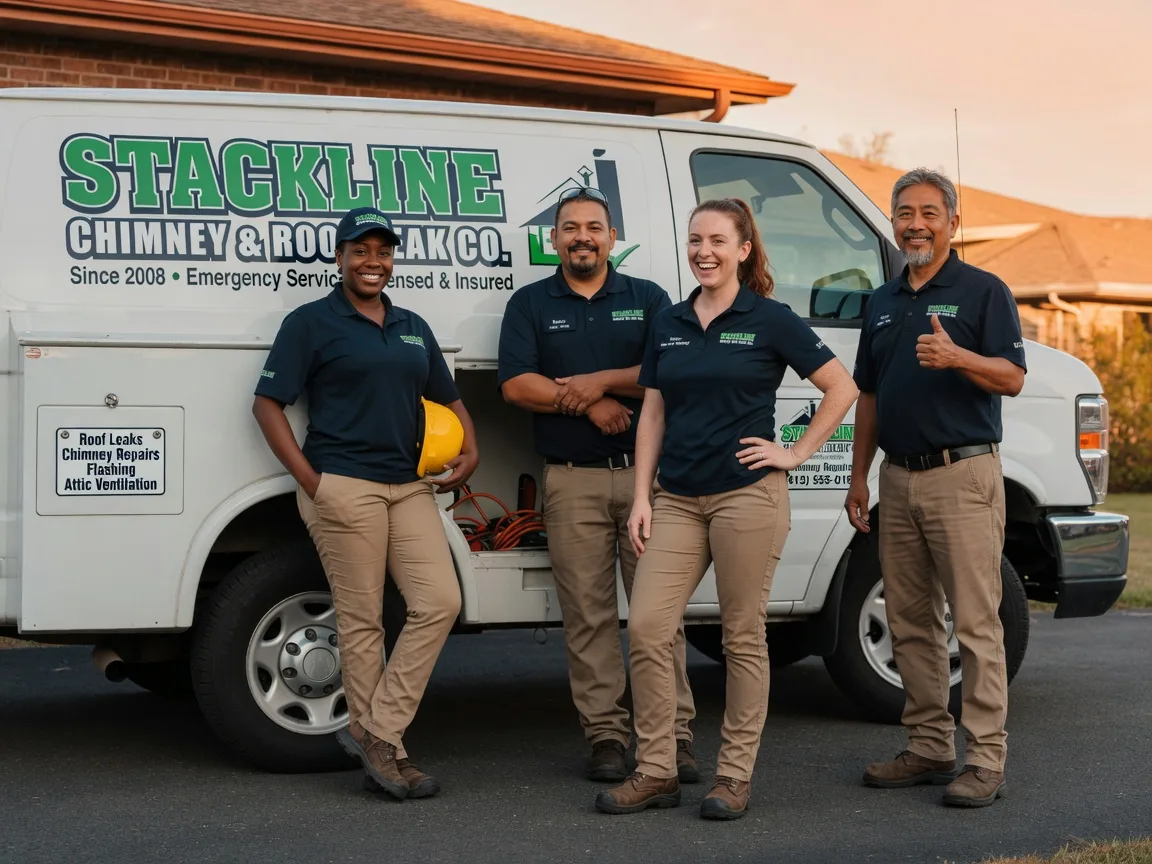 Chimney flashing repair company in Brighton, MO